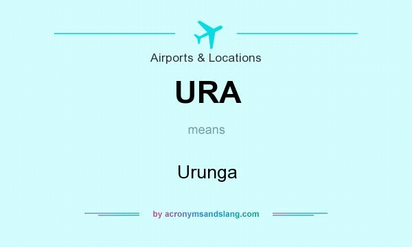 What does URA mean? It stands for Urunga