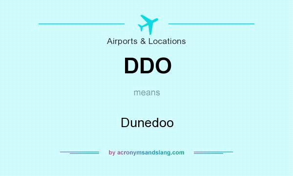 What does DDO mean? It stands for Dunedoo