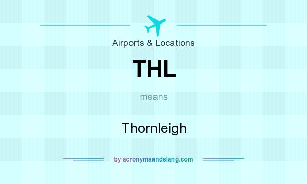 What does THL mean? It stands for Thornleigh
