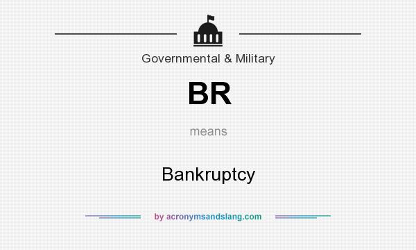What does BR mean? It stands for Bankruptcy