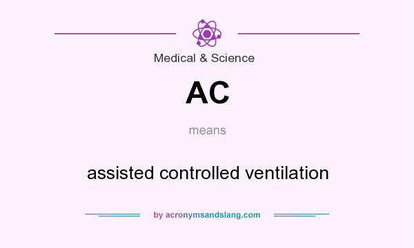 What does AC mean? It stands for assisted controlled ventilation