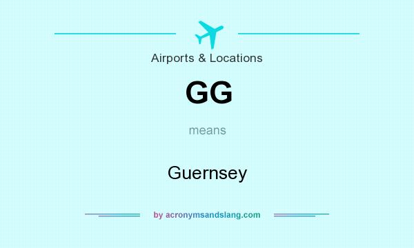 What does GG mean? It stands for Guernsey