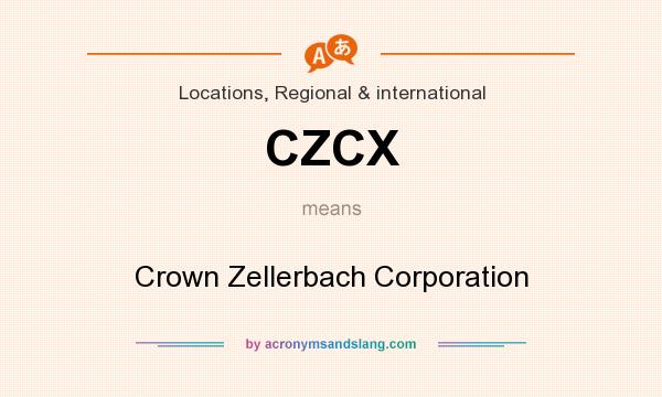 What does CZCX mean? It stands for Crown Zellerbach Corporation