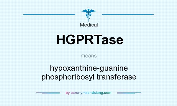 What does HGPRTase mean? It stands for hypoxanthine-guanine phosphoribosyl transferase