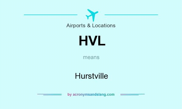 What does HVL mean? It stands for Hurstville