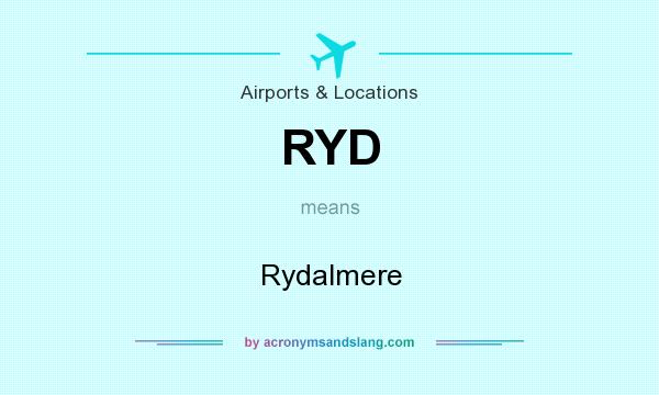 What does RYD mean? It stands for Rydalmere