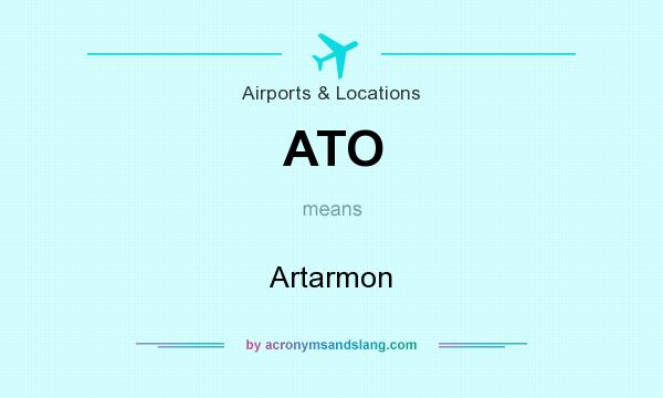 What does ATO mean? It stands for Artarmon