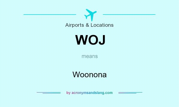 What does WOJ mean? It stands for Woonona