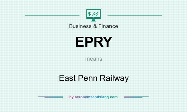 What does EPRY mean? It stands for East Penn Railway
