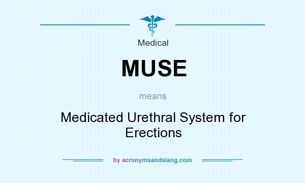 What does MUSE mean? It stands for Medicated Urethral System for Erections