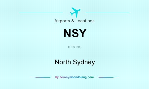 What does NSY mean? It stands for North Sydney