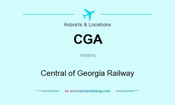 What does CGA mean? It stands for Central of Georgia Railway