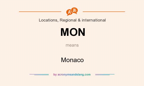 What does MON mean? It stands for Monaco