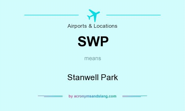 What does SWP mean? It stands for Stanwell Park