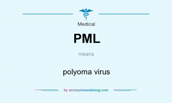 What does PML mean? It stands for polyoma virus