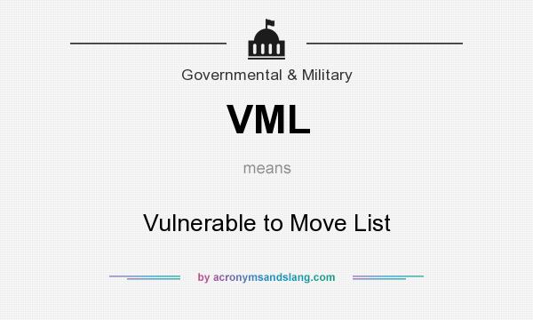 What does VML mean? It stands for Vulnerable to Move List