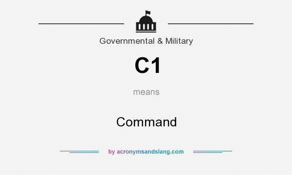 What does C1 mean? It stands for Command
