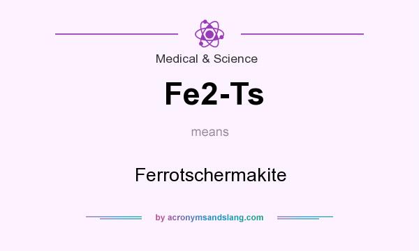 What does Fe2-Ts mean? It stands for Ferrotschermakite