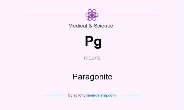 What does Pg mean? It stands for Paragonite