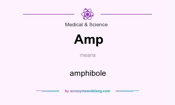 What does Amp mean? It stands for amphibole