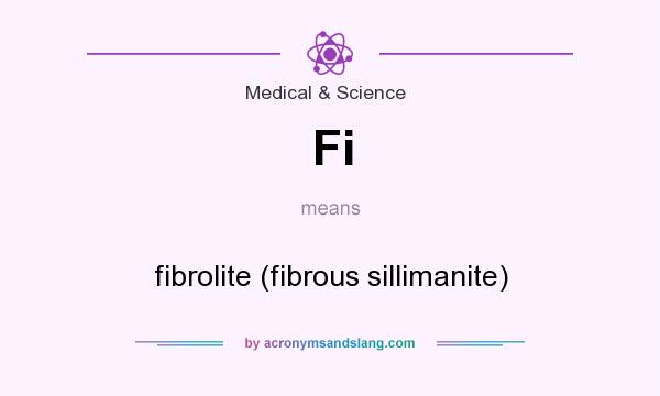 What does Fi mean? It stands for fibrolite (fibrous sillimanite)