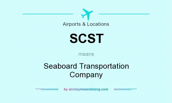 What does SCST mean? It stands for Seaboard Transportation Company