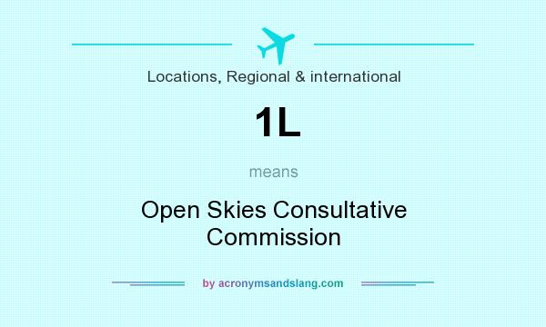 What does 1L mean? It stands for Open Skies Consultative Commission