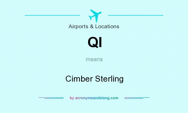 What does QI mean? It stands for Cimber Sterling
