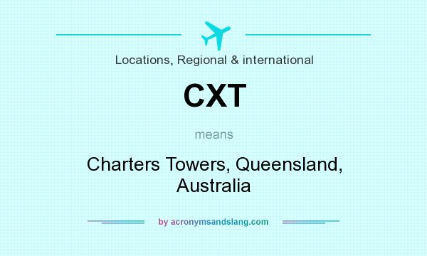 What does CXT mean? It stands for Charters Towers, Queensland, Australia