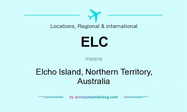 What does ELC mean? It stands for Elcho Island, Northern Territory, Australia