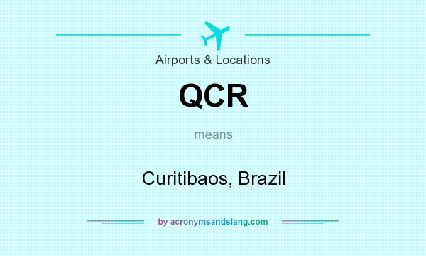 What does QCR mean? It stands for Curitibaos, Brazil