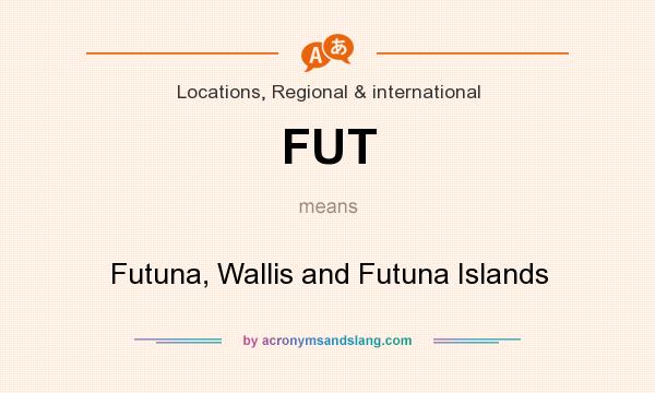 What does FUT mean? It stands for Futuna, Wallis and Futuna Islands