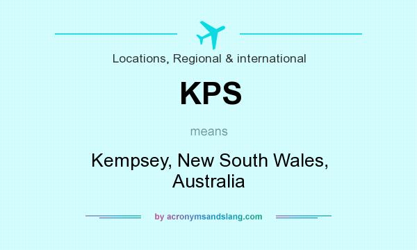 What does KPS mean? It stands for Kempsey, New South Wales, Australia