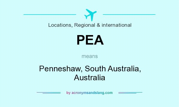 What does PEA mean? It stands for Penneshaw, South Australia, Australia