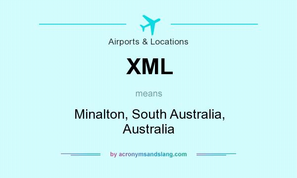 What does XML mean? It stands for Minalton, South Australia, Australia