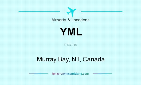 What does YML mean? It stands for Murray Bay, NT, Canada