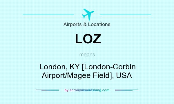 What does LOZ mean? It stands for London, KY [London-Corbin Airport/Magee Field], USA