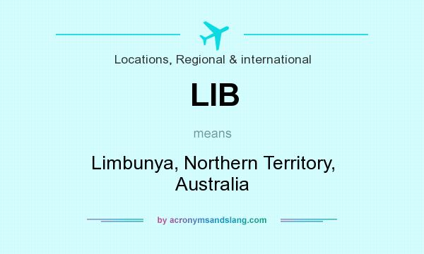What does LIB mean? It stands for Limbunya, Northern Territory, Australia