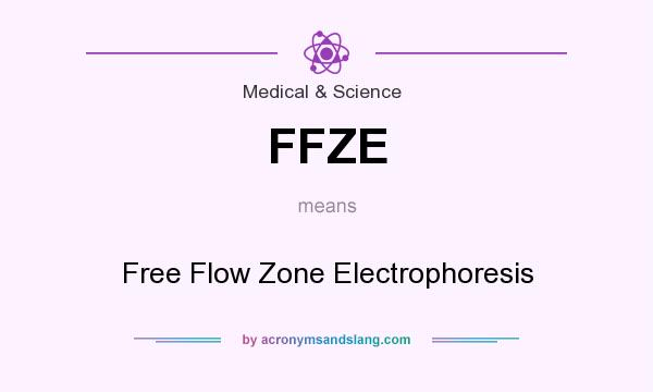 What does FFZE mean? It stands for Free Flow Zone Electrophoresis