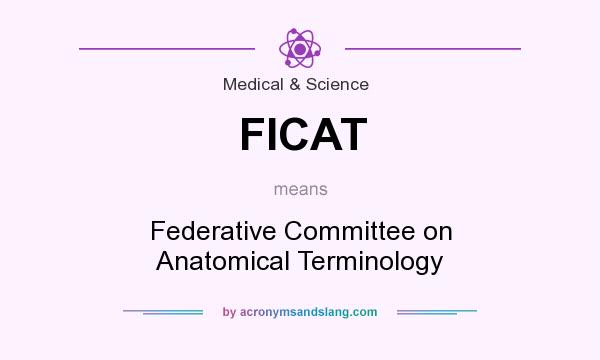 What does FICAT mean? It stands for Federative Committee on Anatomical Terminology