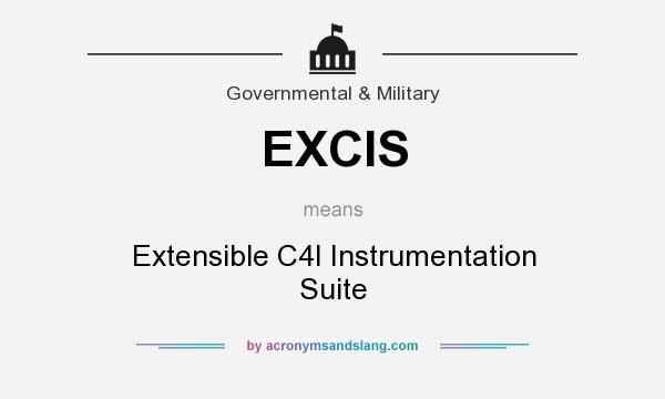 What does EXCIS mean? It stands for Extensible C4I Instrumentation Suite