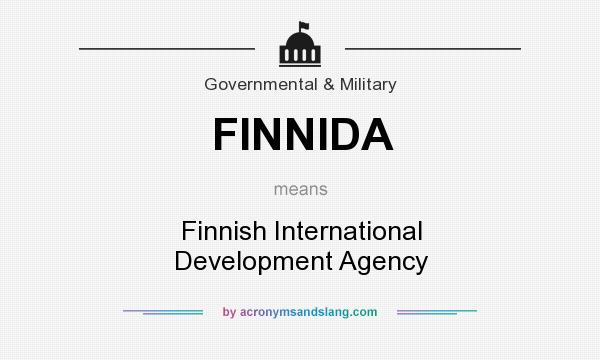 What does FINNIDA mean? It stands for Finnish International Development Agency