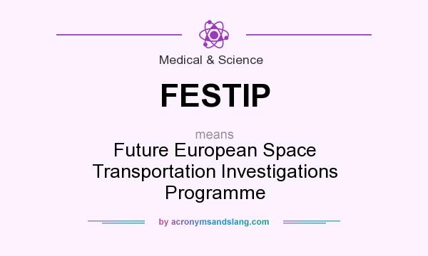 What does FESTIP mean? It stands for Future European Space Transportation Investigations Programme