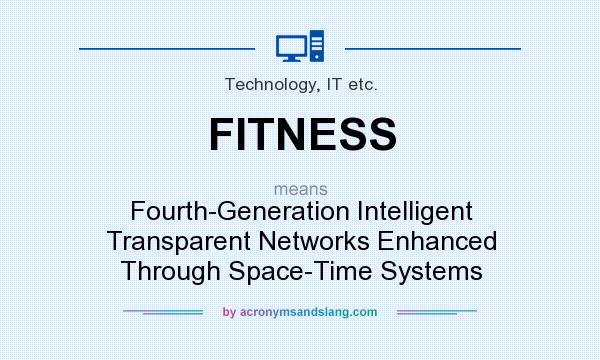 What does FITNESS mean? It stands for Fourth-Generation Intelligent Transparent Networks Enhanced Through Space-Time Systems