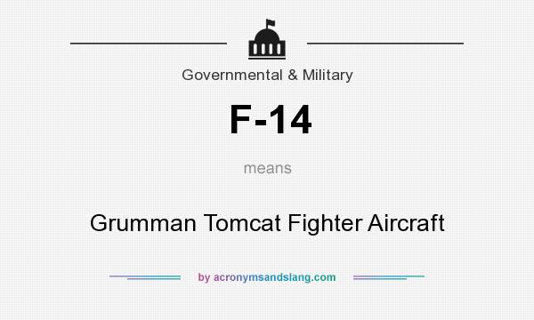 What does F-14 mean? It stands for Grumman Tomcat Fighter Aircraft