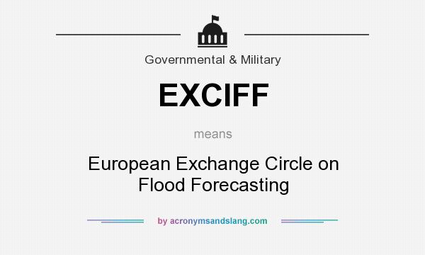 What does EXCIFF mean? It stands for European Exchange Circle on Flood Forecasting