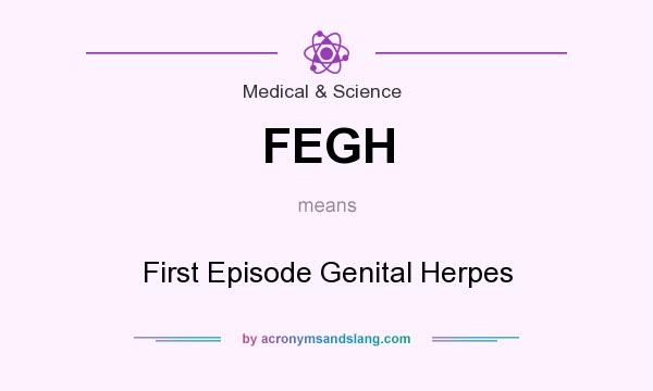 What does FEGH mean? It stands for First Episode Genital Herpes