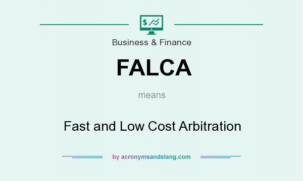What does FALCA mean? It stands for Fast and Low Cost Arbitration