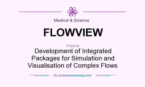 What does FLOWVIEW mean? It stands for Development of Integrated Packages for Simulation and Visualisation of Complex Flows