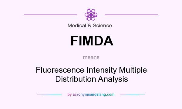 What does FIMDA mean? It stands for Fluorescence Intensity Multiple Distribution Analysis